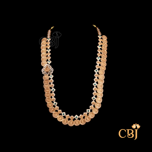 Front view of 63 gram Kasumala Necklace Design