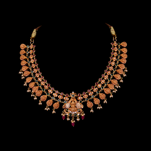 22K Gold Antique Necklace 