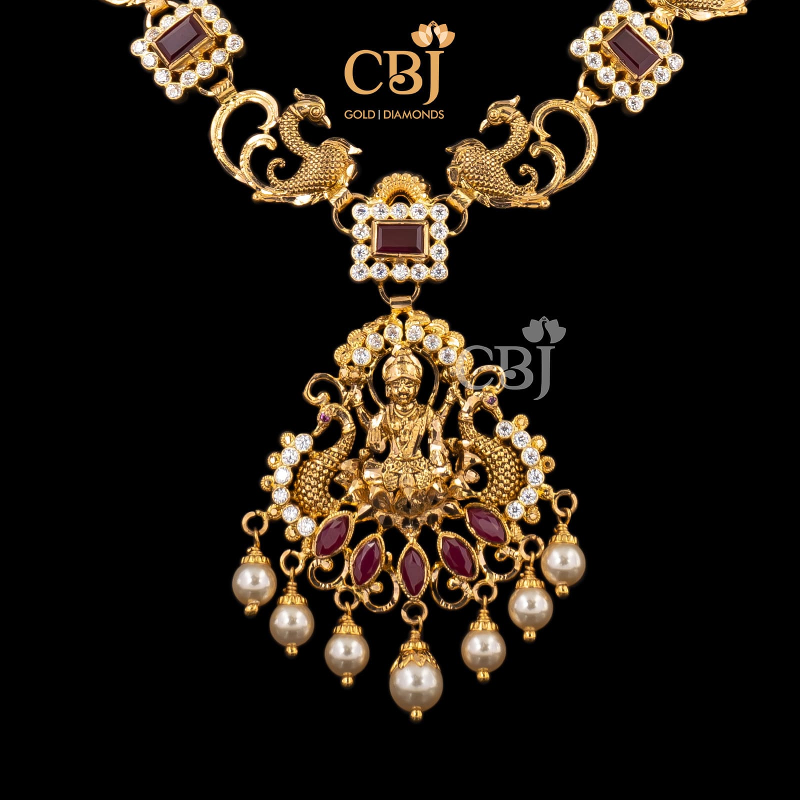 temple lakshmi necklace